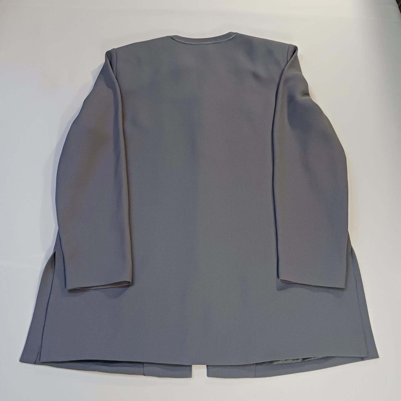 Adrianna Papell Women's Gray Long Sleeve Blazer Jacket Sz 14