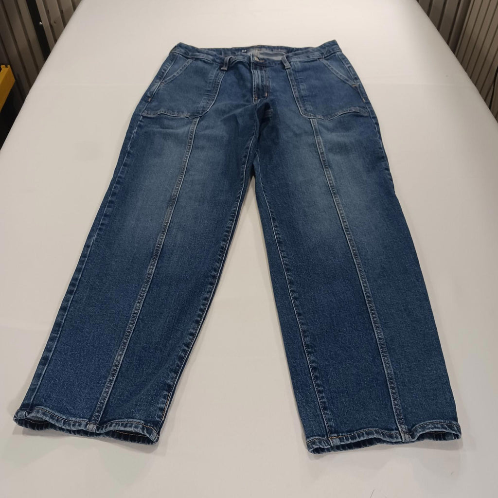 Old Navy High Rise OG Loose Women's Blue Denim Jeans Size 16 (34×30)