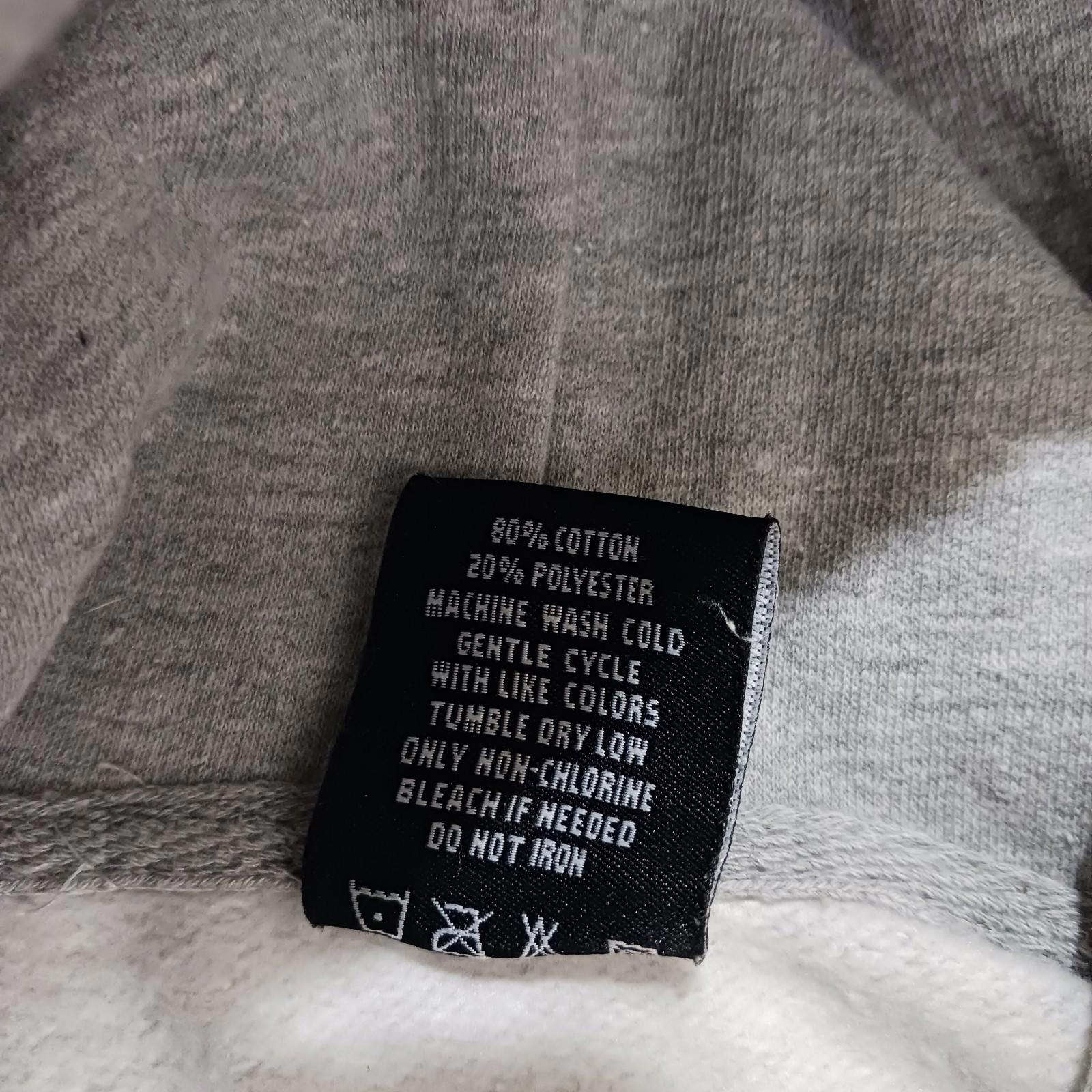 Bubba Gump Shirmp Co. Grey Hooded Graphic Sweatshirt Hoodie Women's Size Large